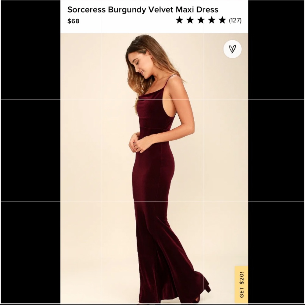 Lulu’s Sorceress Black Velvet Maxi Dress